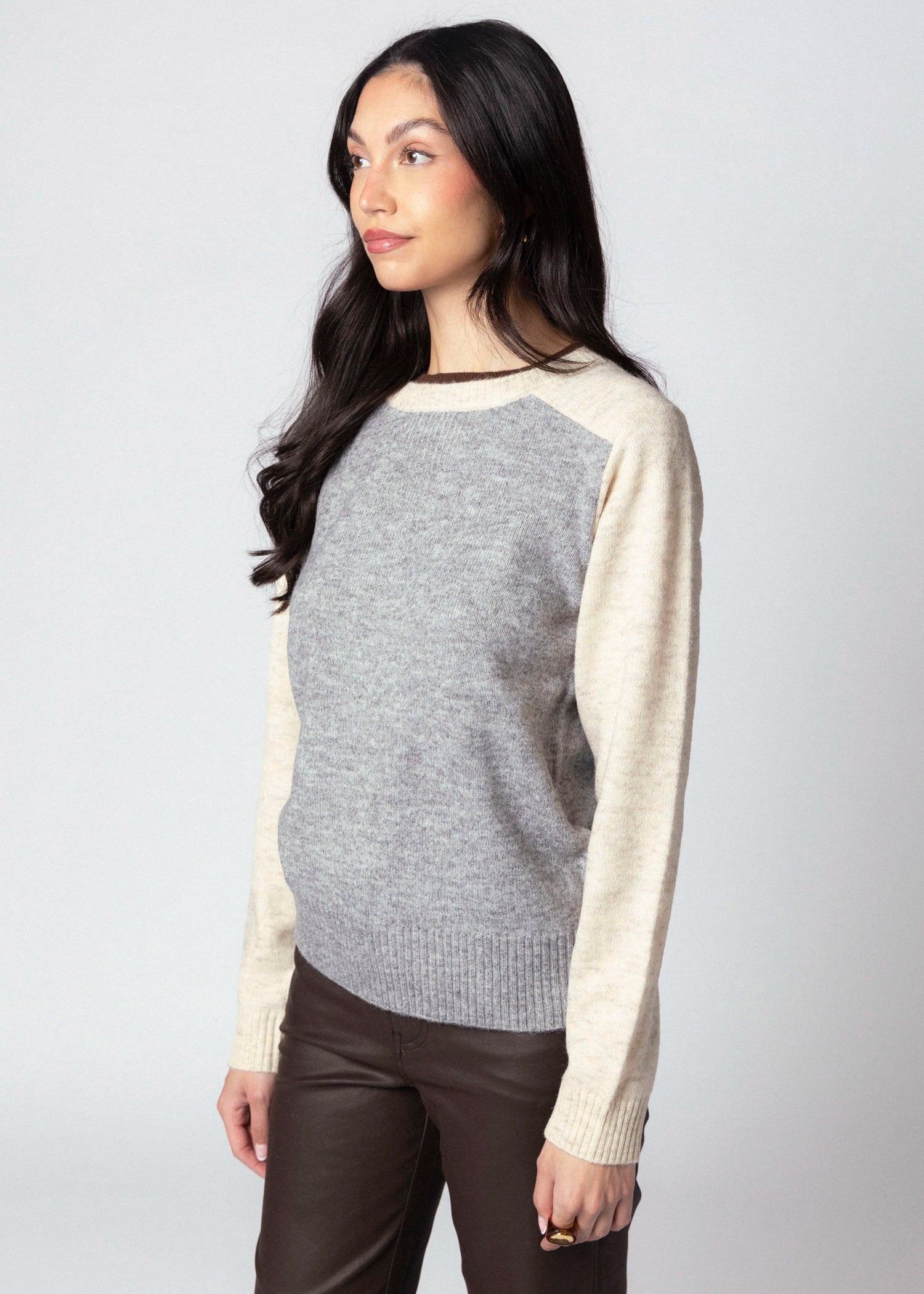 swatch_Oat Combo central park west isla colorblock sweater