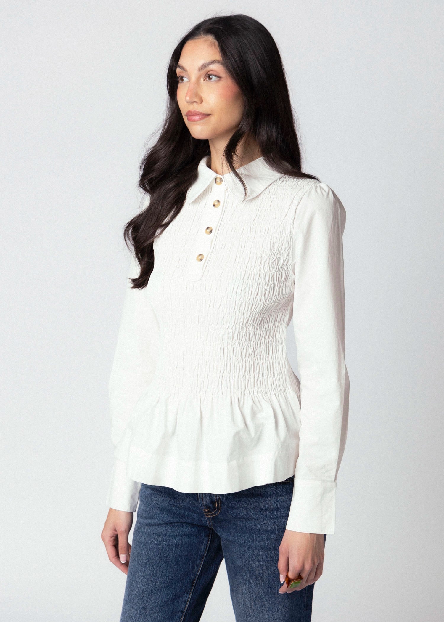 swatch_Off White aaron and amber smocked peplum blouse