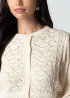 swatch_Cream hendry crochet cardigan
