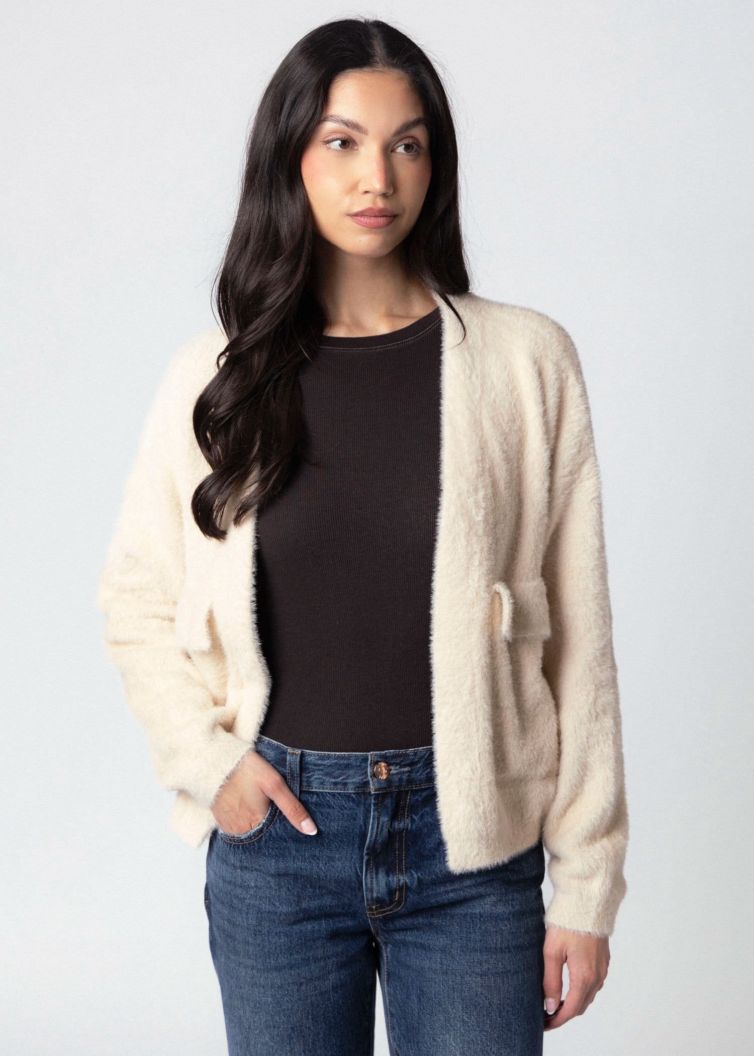 swatch_Oatmeal kut from the kloth jana cardigan