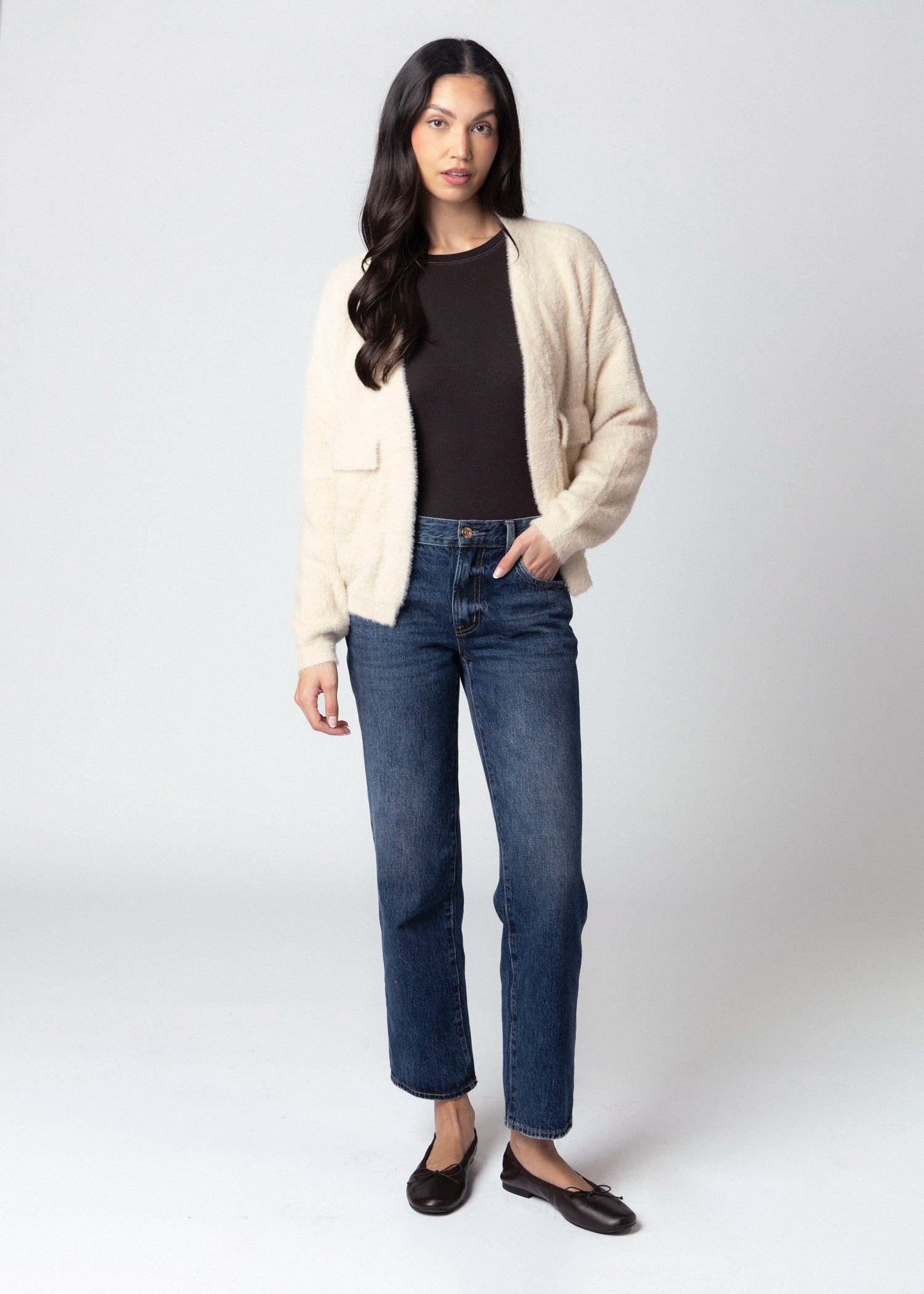 swatch_Oatmeal kut from the kloth jana cardigan