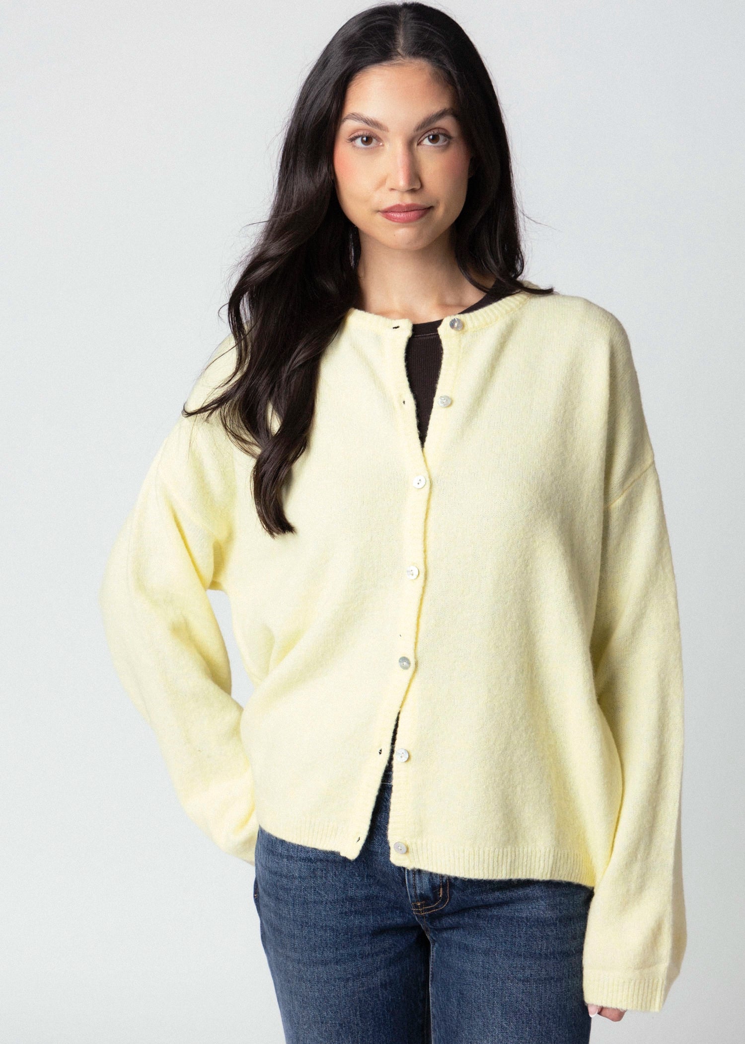 swatch_Butter oversized knit cardigan