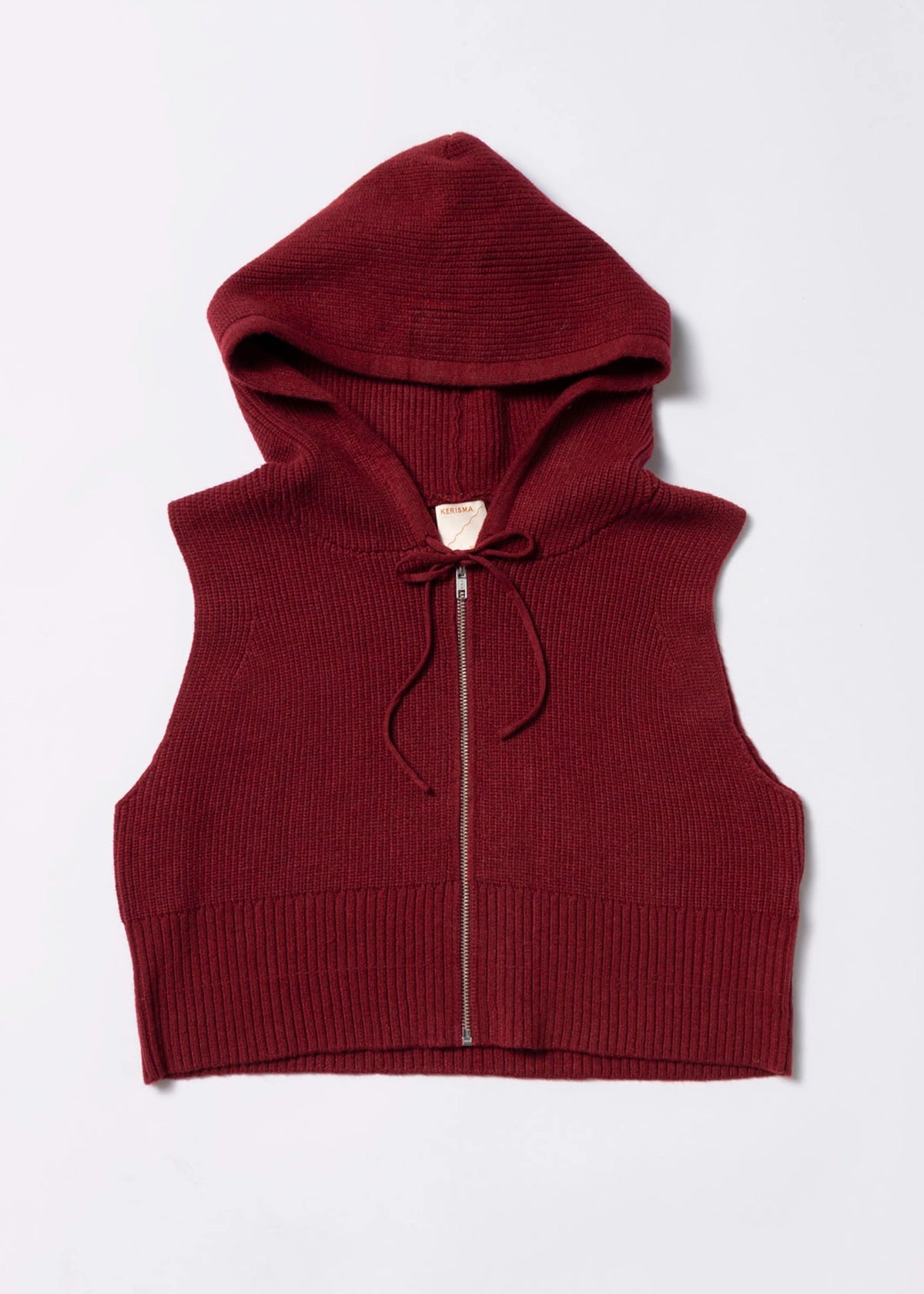 swatch_Red kerisma jordana knit vest