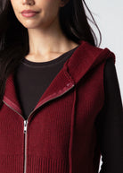 swatch_Red kerisma jordana knit vest