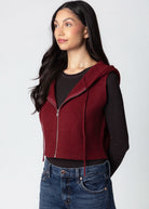 swatch_Red kerisma jordana knit vest