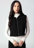 swatch_Black kerisma jordana knit vest