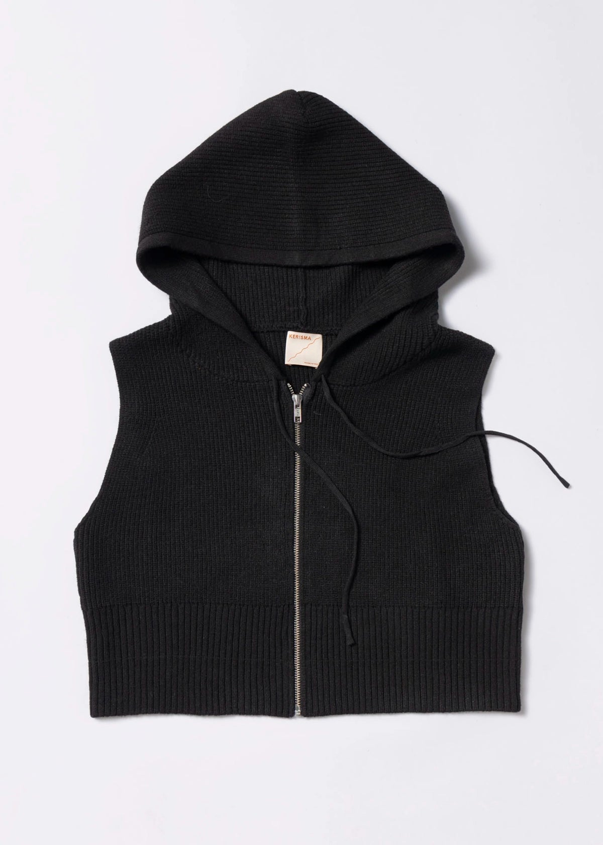 swatch_Black kerisma jordana knit vest