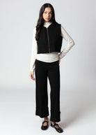 swatch_Black kerisma jordana knit vest