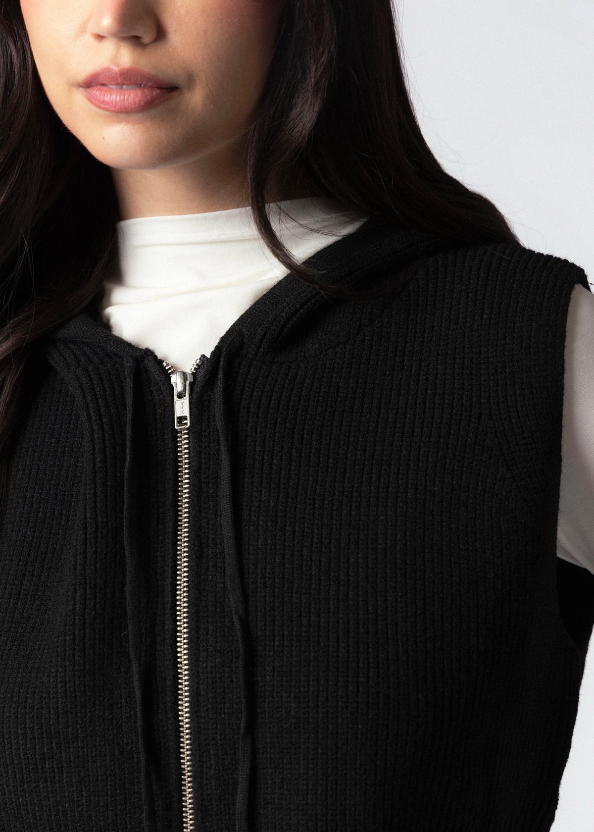 swatch_Black kerisma jordana knit vest