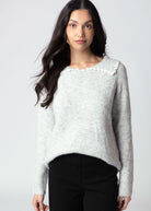 swatch_Grey scalloped collar sweater
