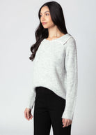 swatch_Grey scalloped collar sweater