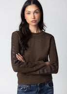 swatch_Chocolate central park west vesper crewneck sweater
