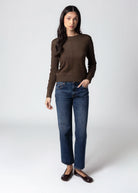 swatch_Chocolate central park west vesper crewneck sweater