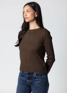 swatch_Chocolate central park west vesper crewneck sweater