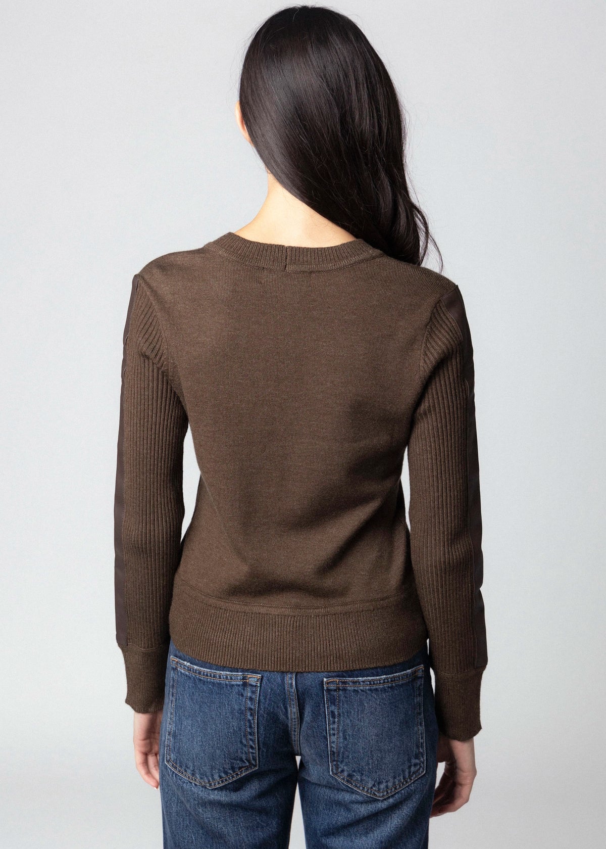 swatch_Chocolate central park west vesper crewneck sweater