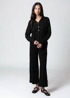 swatch_Black rd style pasha knit cardigan