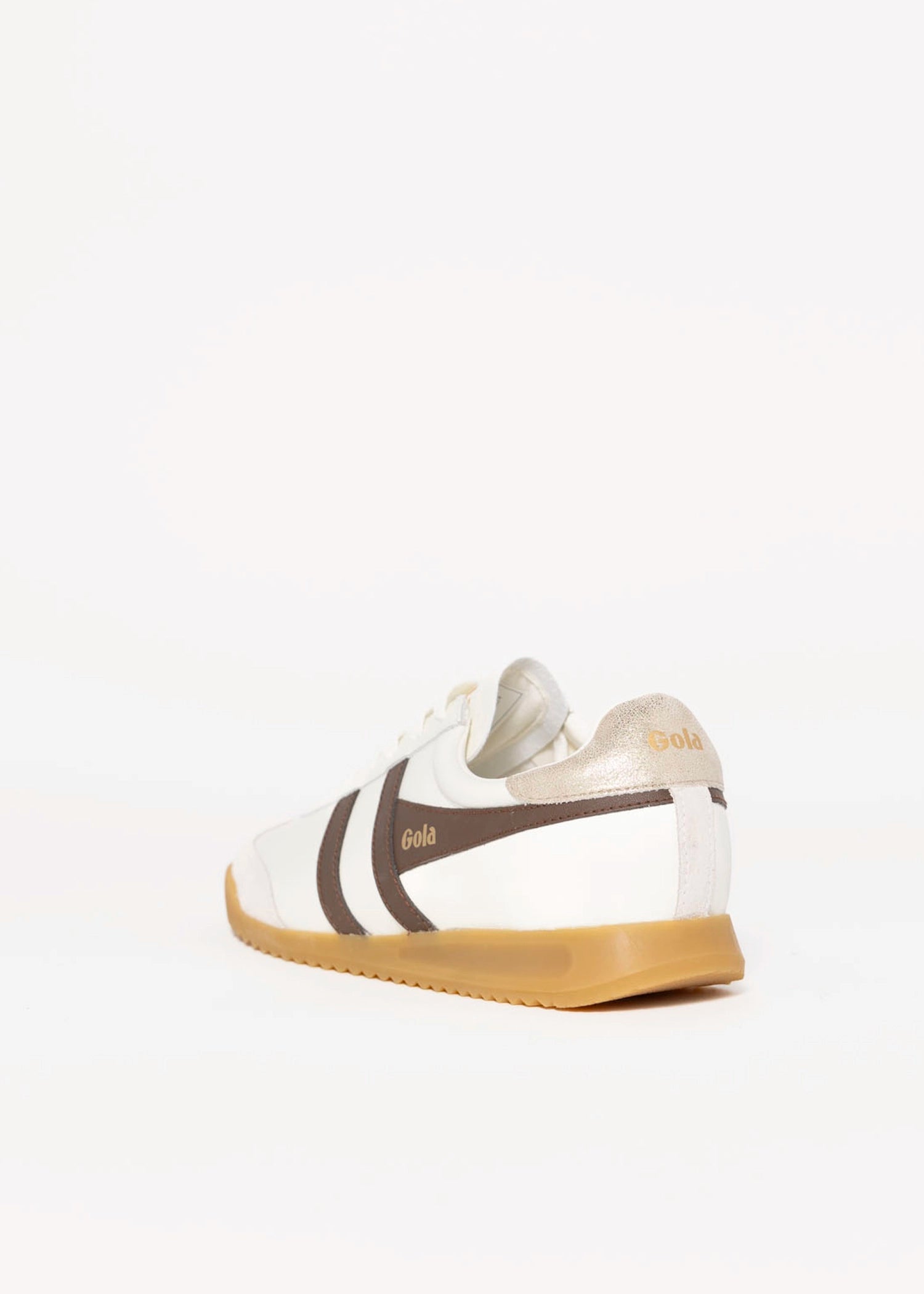 swatch_White/Brown/Gold gola torpedo leather sneaker