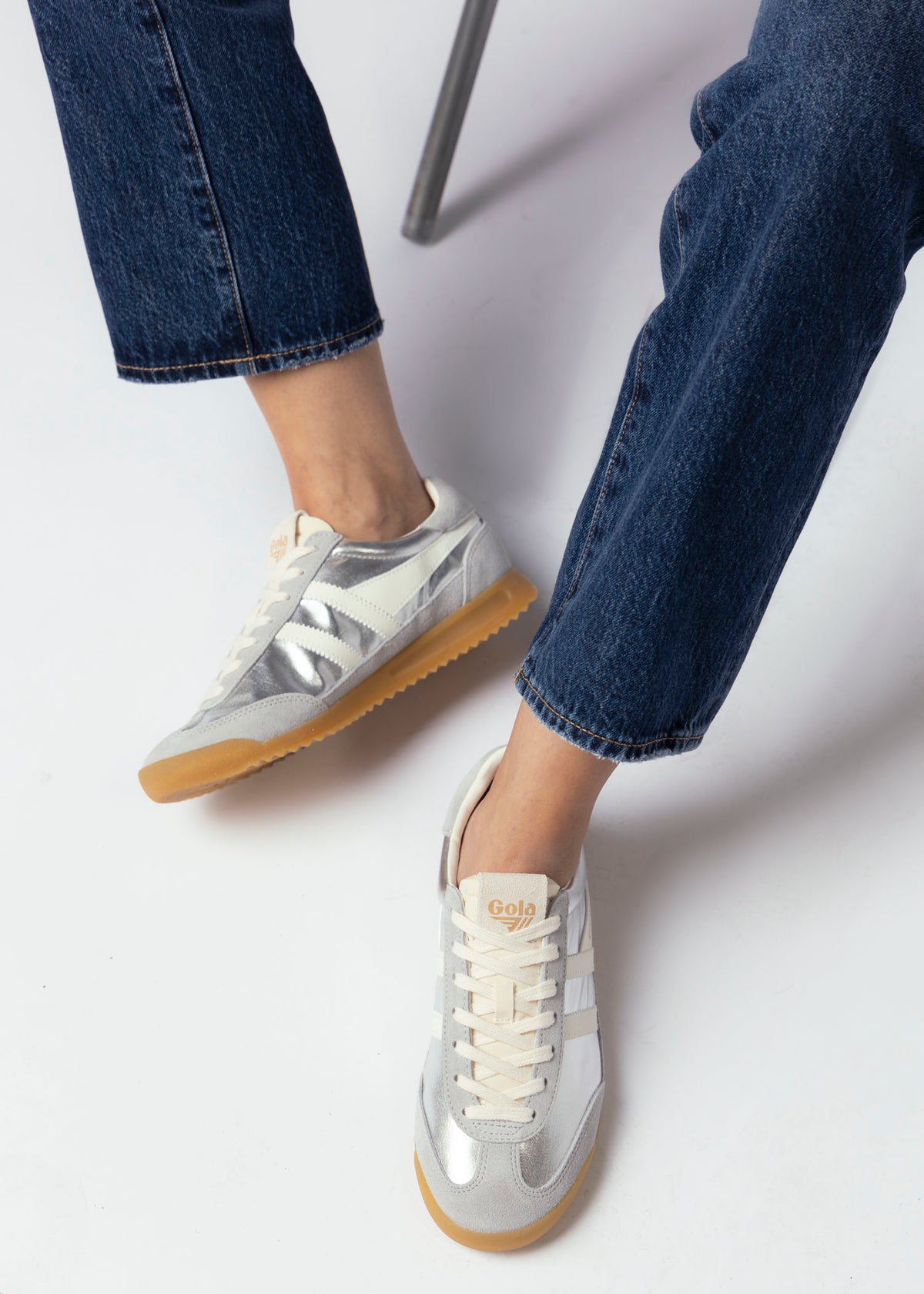 swatch_Silver gola firefly sneakers
