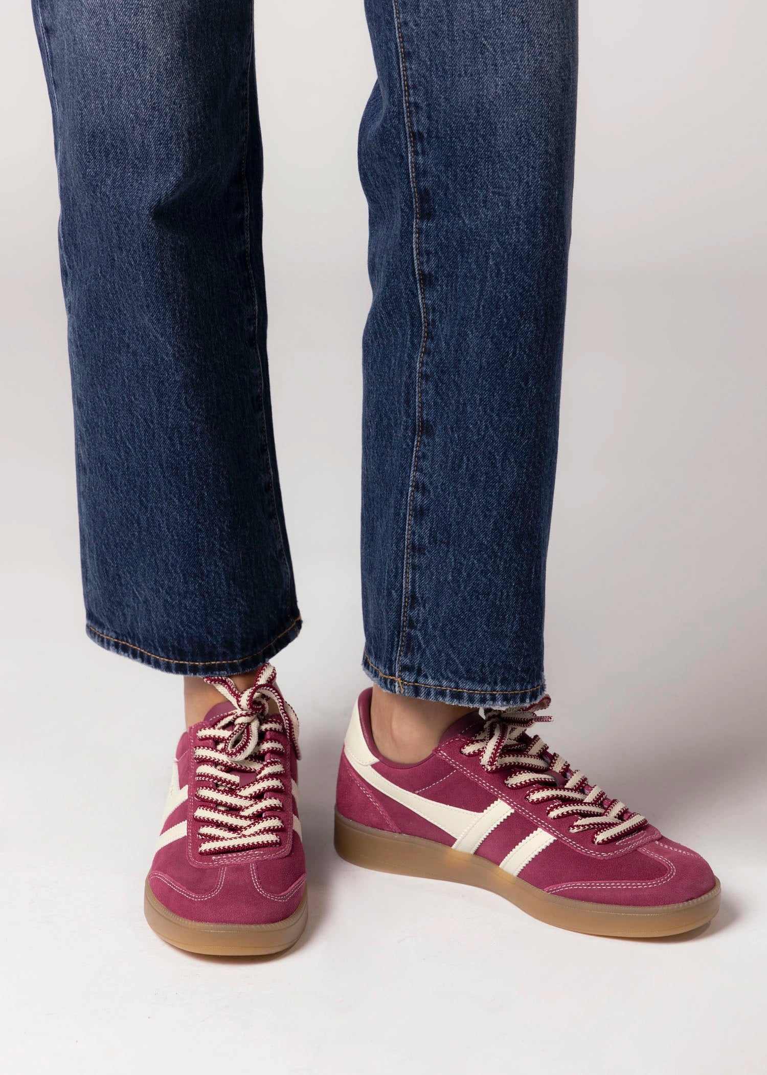 swatch_Cerise gola viper 78 suede sneaker