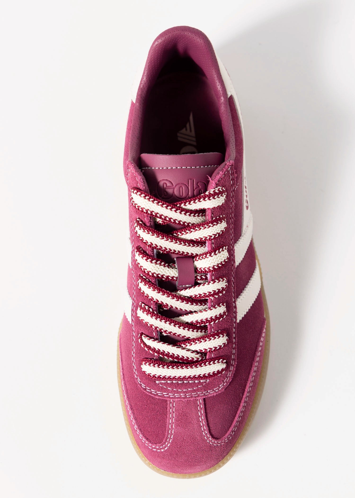 swatch_Cerise gola viper 78 suede sneaker
