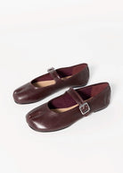 swatch_Wine Leather inuovo leather tabi mary jane flats