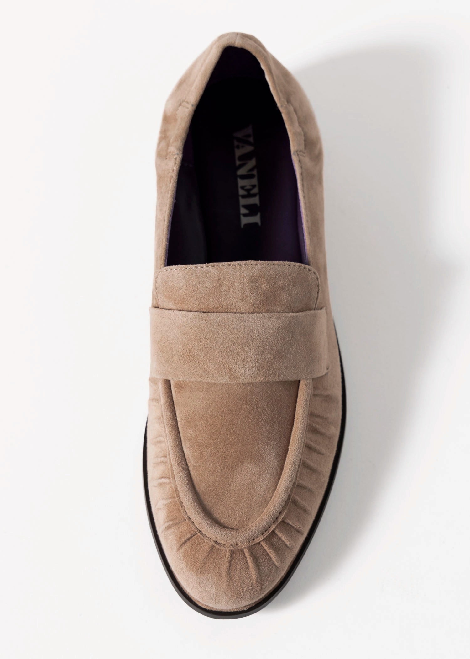 swatch_Military Suede vaneli ailsa suede ruched loafer
