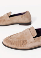 swatch_Military Suede vaneli ailsa suede ruched loafer
