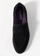 swatch_Black Suede vaneli ailsa suede ruched loafer