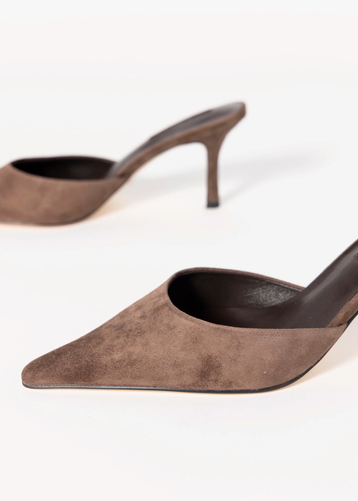 swatch_Espresso Suede tony bianco sicily pointed toe mule