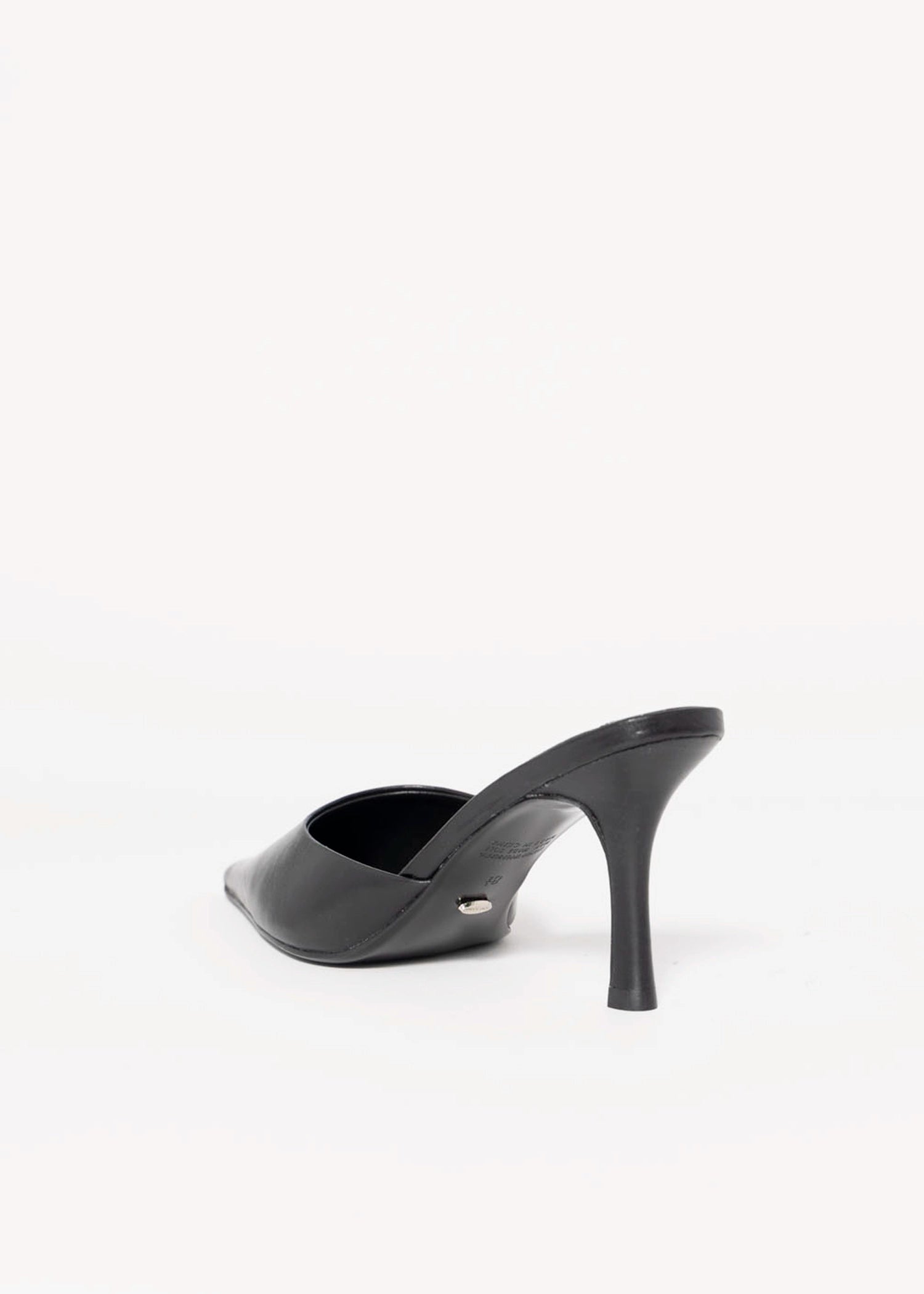swatch_Black Leather tony bianco sicily pointed toe mule