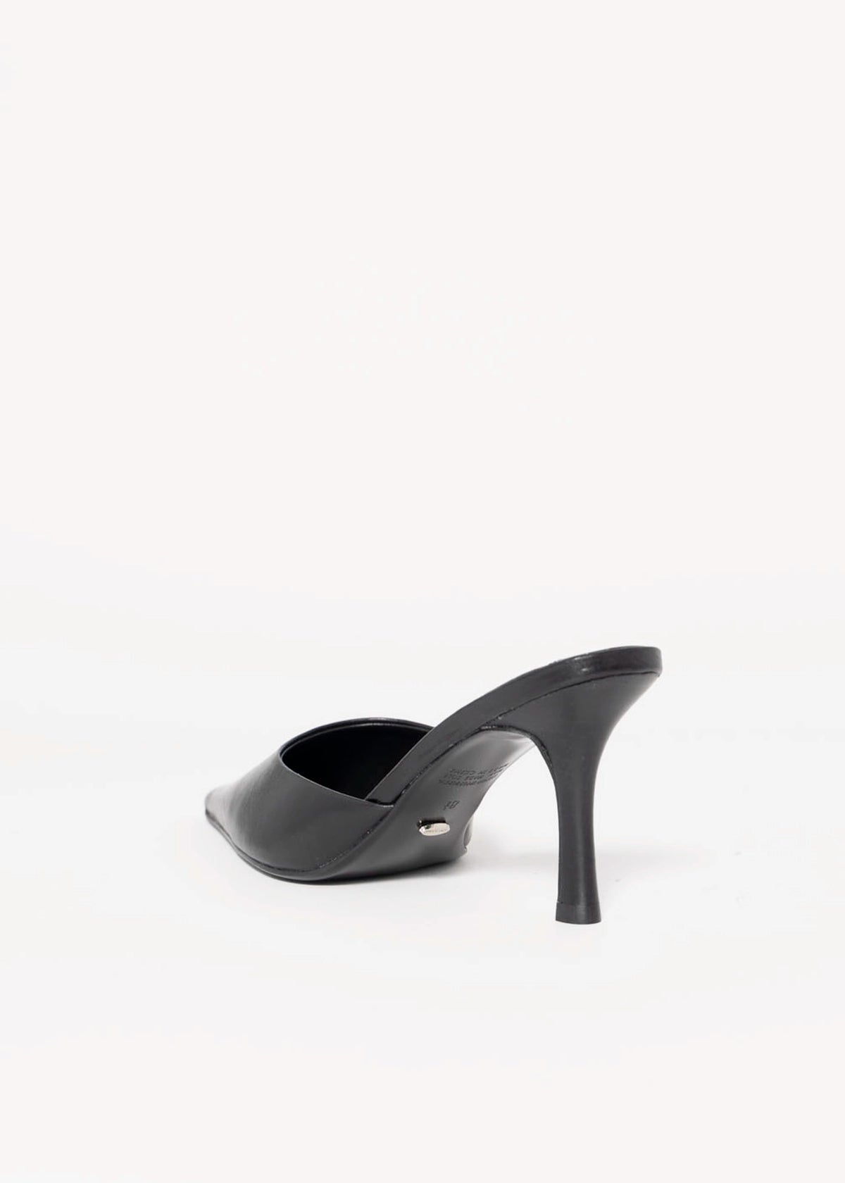 swatch_Black Leather tony bianco sicily pointed toe mule
