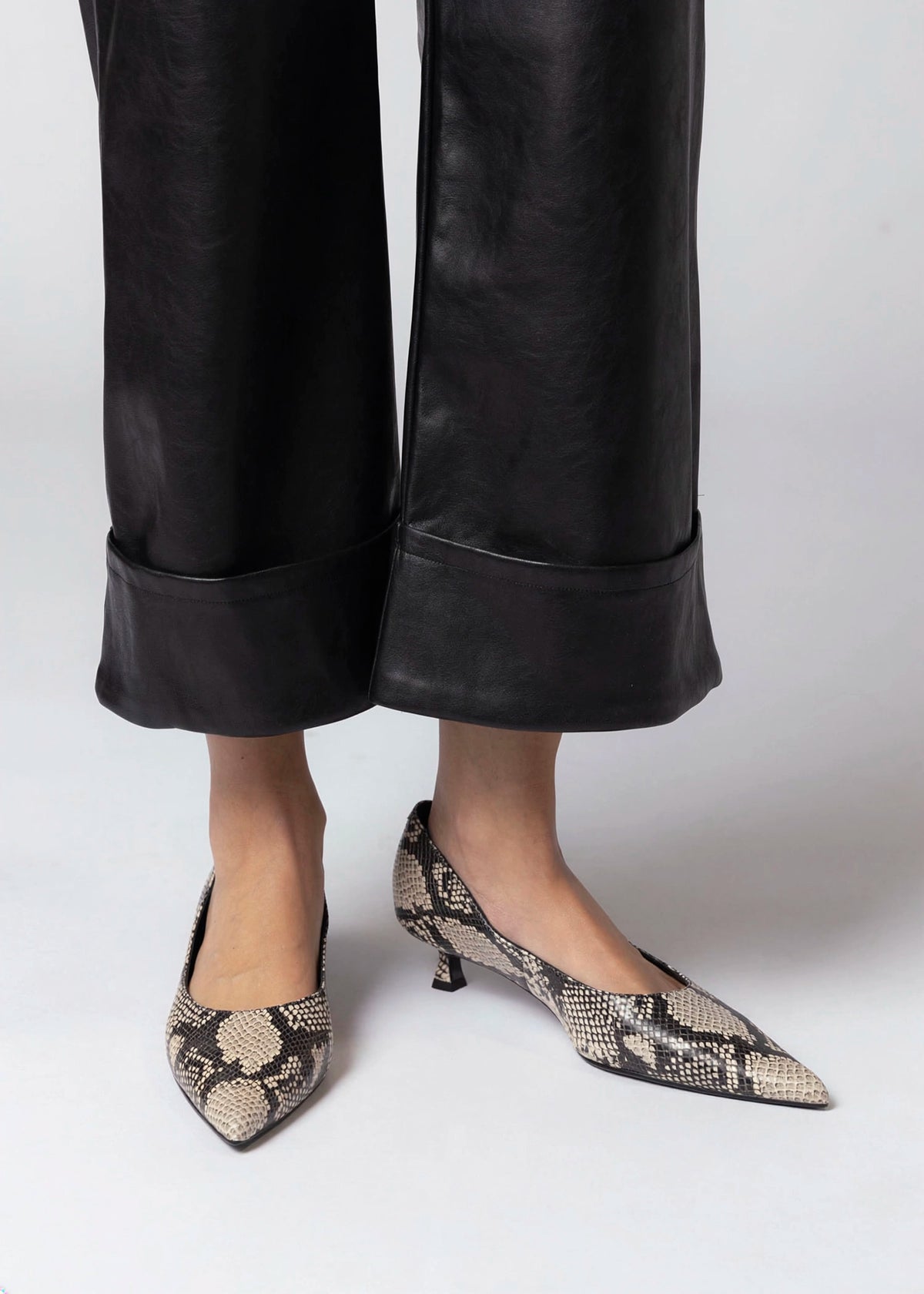 swatch_Ecru Snake tony bianco cameo kitten heel pump