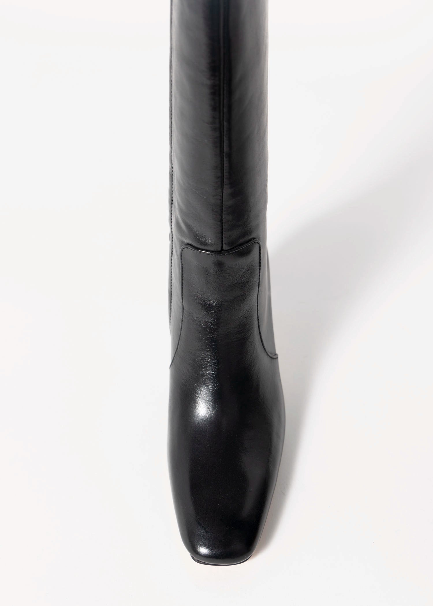 swatch_Black Leather steve madden lovelies tall leather heeled boot
