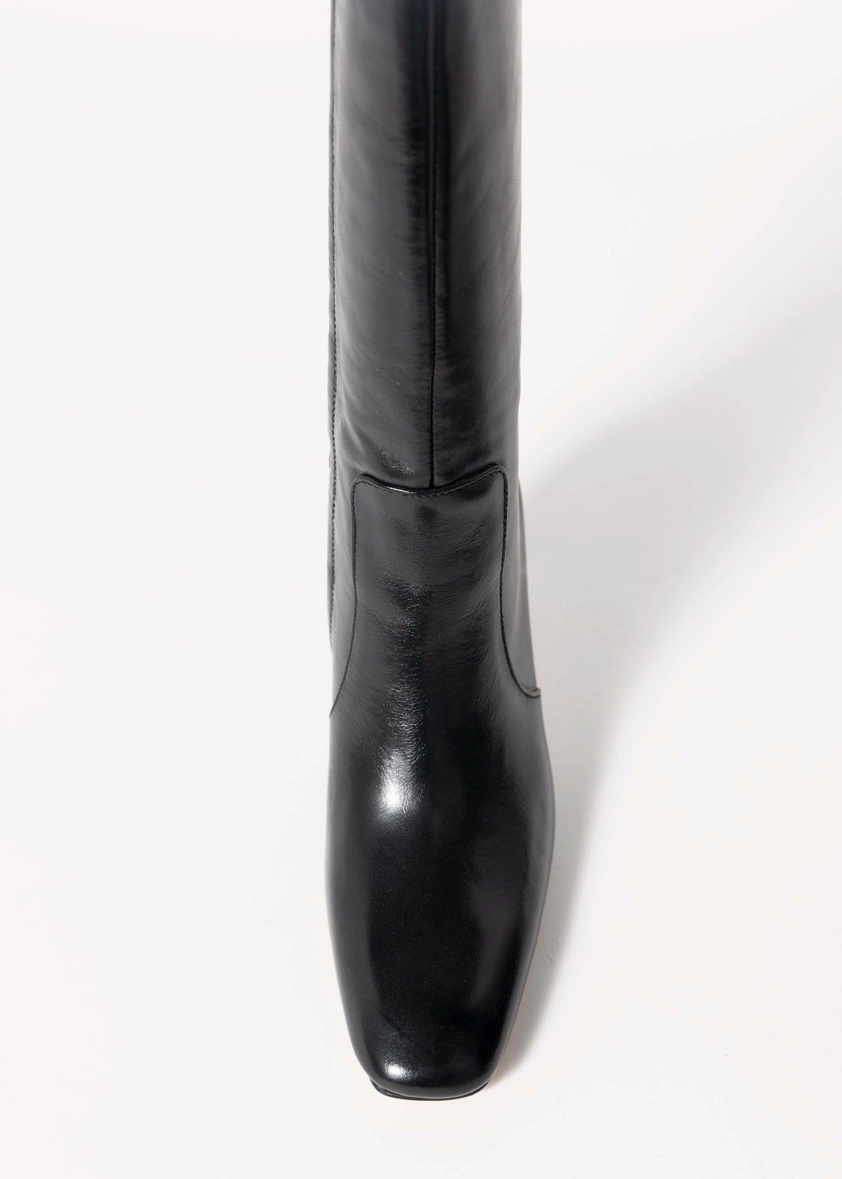 swatch_Black Leather steve madden lovelies tall leather heeled boot