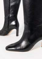 swatch_Black Leather steve madden lovelies tall leather heeled boot