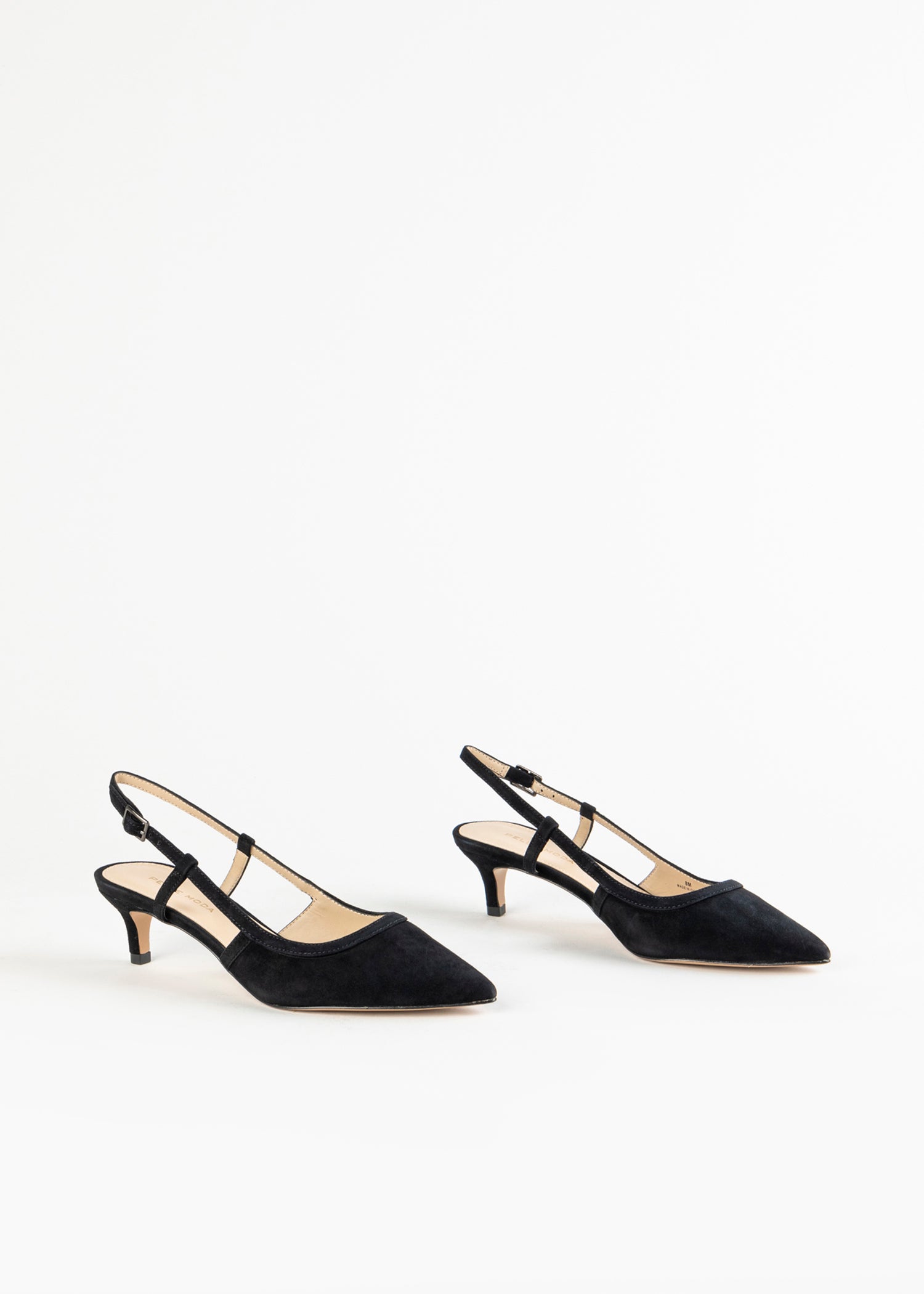 swatch_black suede deena slingback pump heels