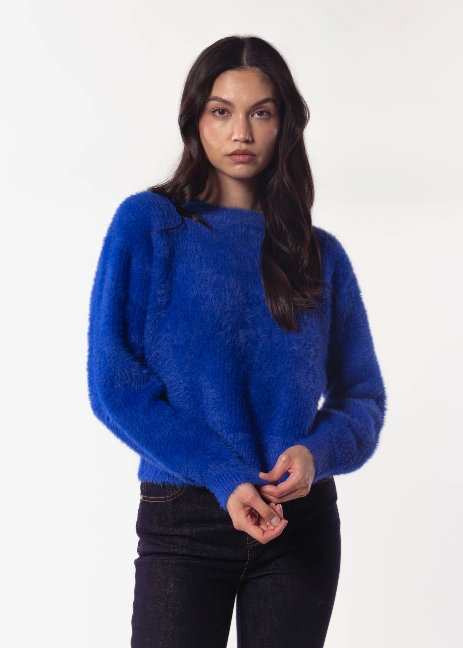 swatch_Cobalt fuzz sweater daze denim