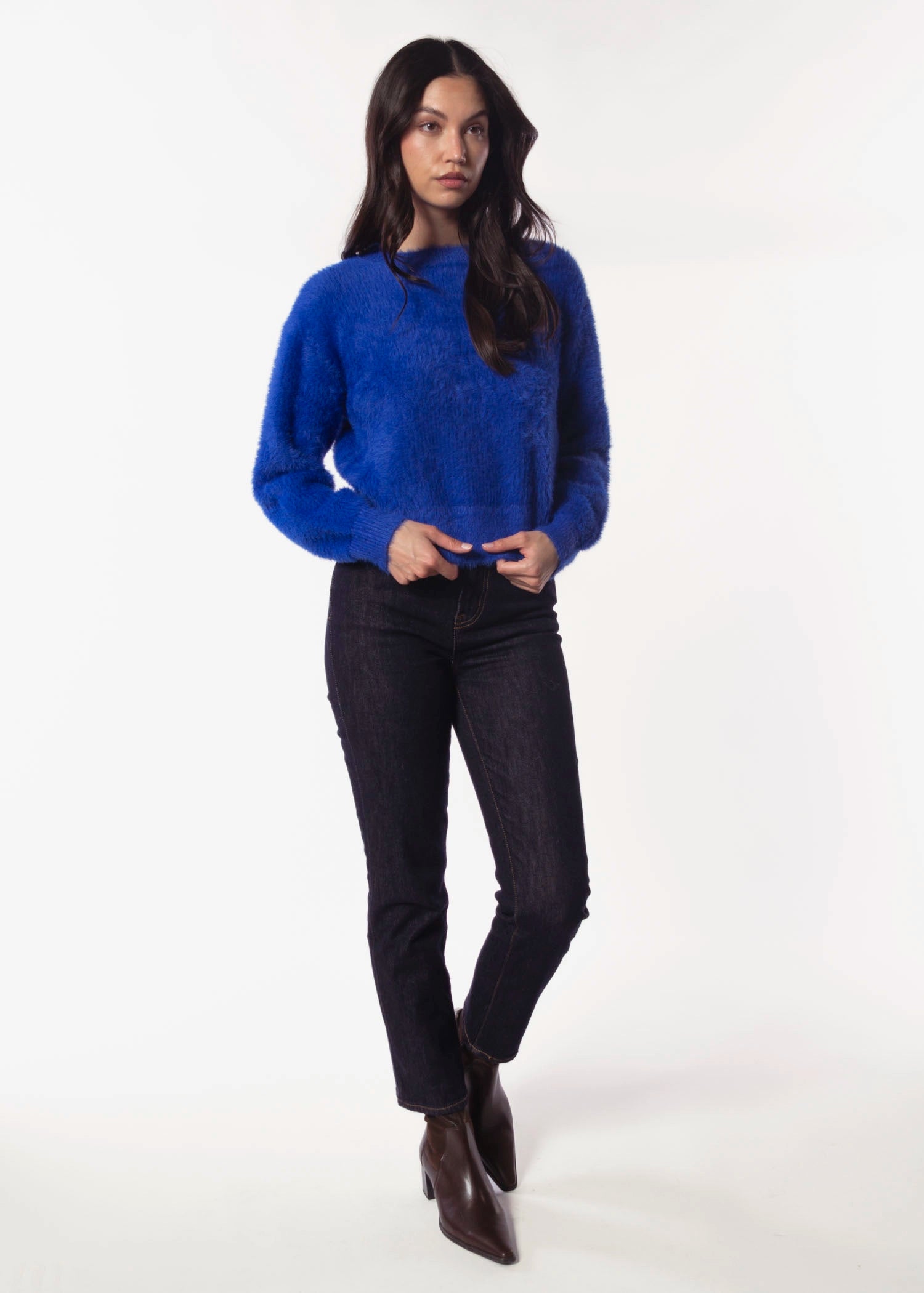 swatch_Cobalt fuzz sweater daze denim