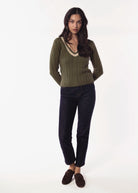 swatch_Olive jaden sweater heartloom tops