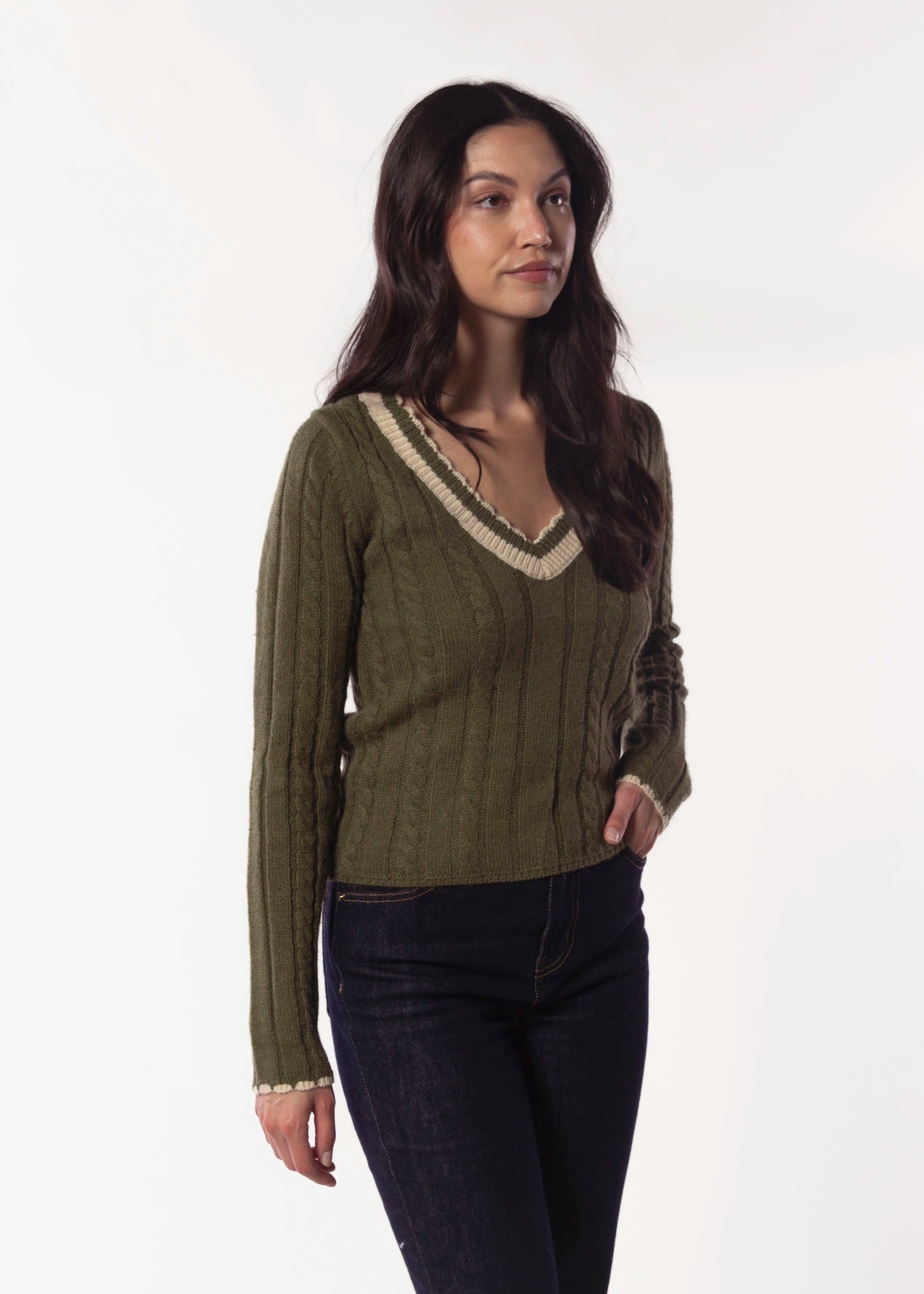 swatch_Olive jaden sweater heartloom tops