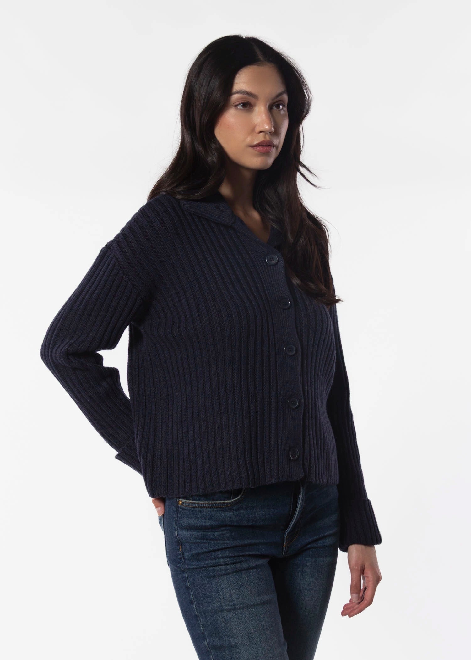 swatch_Dark Storm lakshmi cardigan sweaters