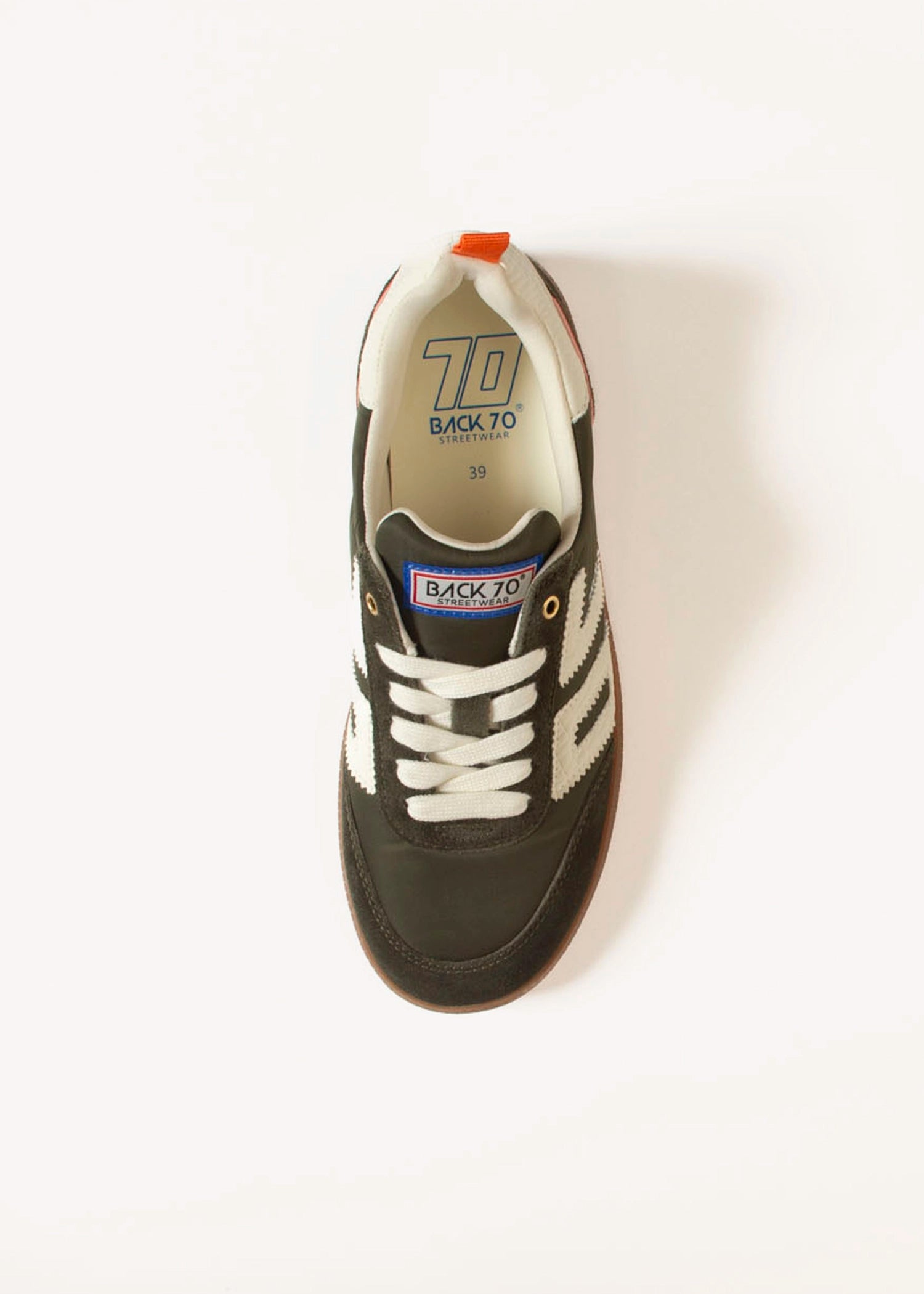 swatch_Orange/Olive ghost sneakers