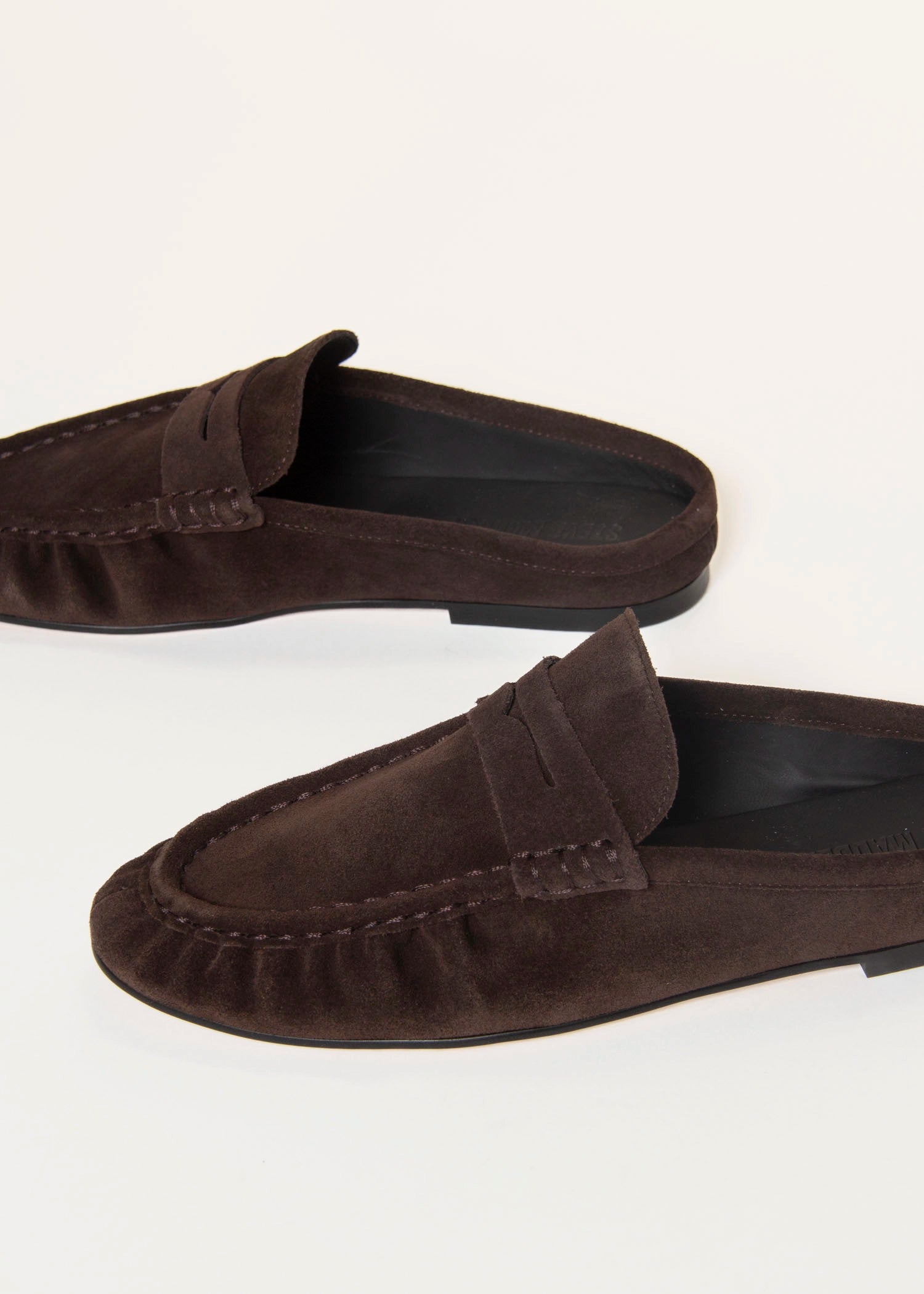 swatch_Dark Brown Suede rafe loafer steve madden