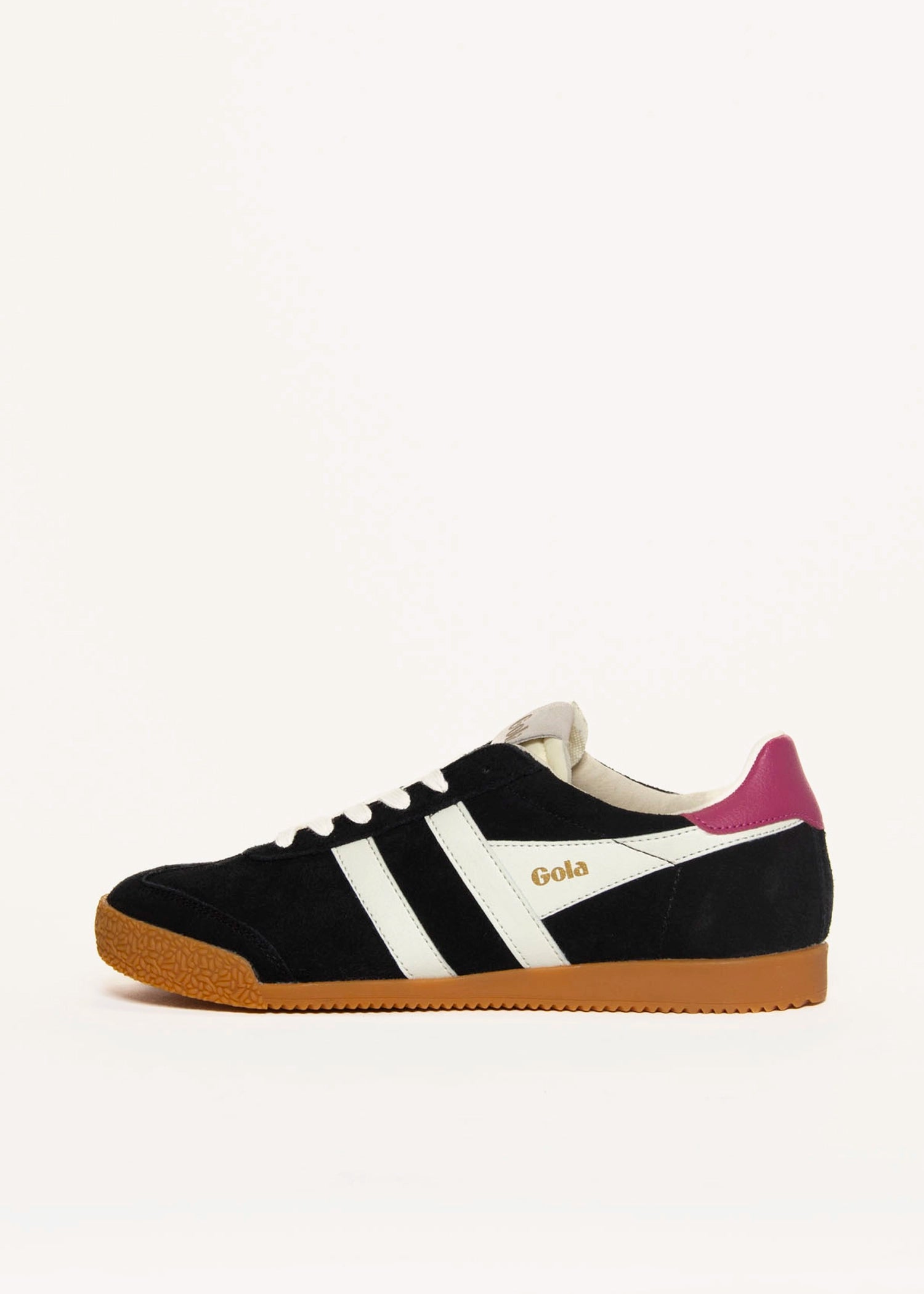 swatch_Black/White/Fuchsia elan sneaker gola