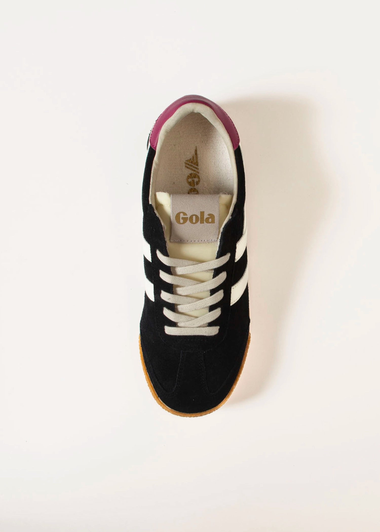 swatch_Black/White/Fuchsia elan sneaker gola