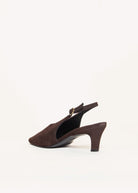 swatch_Brown Suede slingback pump shoes