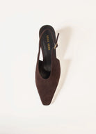 swatch_Brown Suede slingback pump shoes
