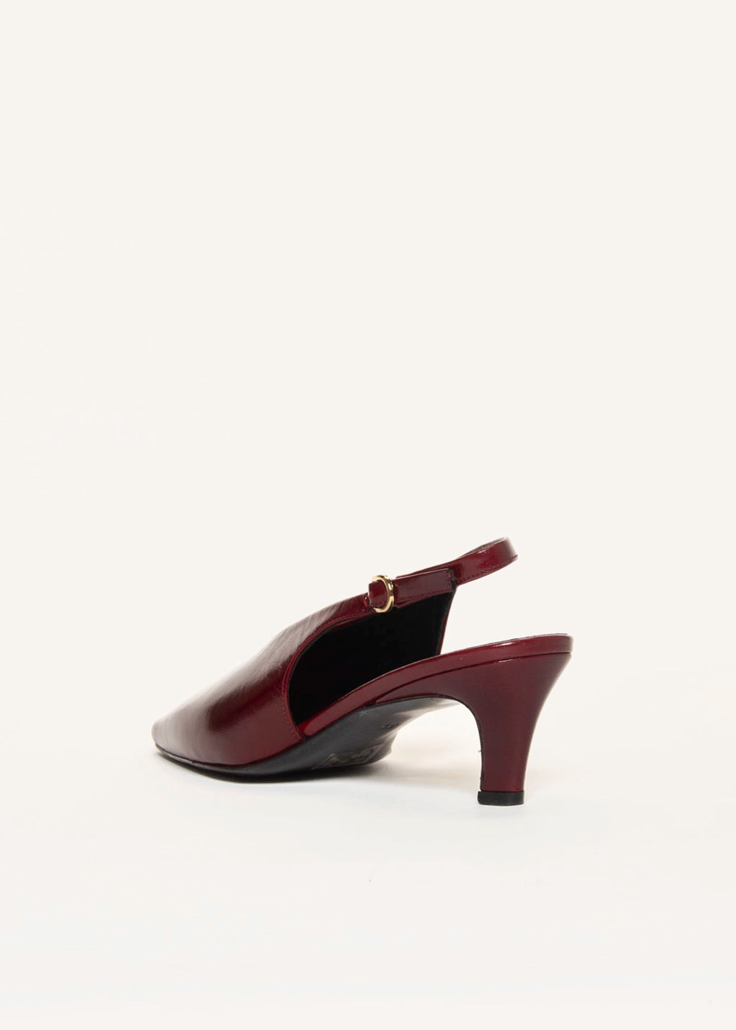 swatch_Burgundy Patent slingback pump shoes