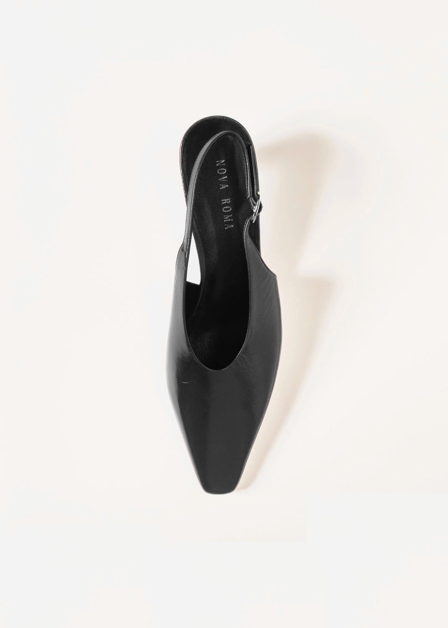 swatch_Black Patent slingback pump shoes