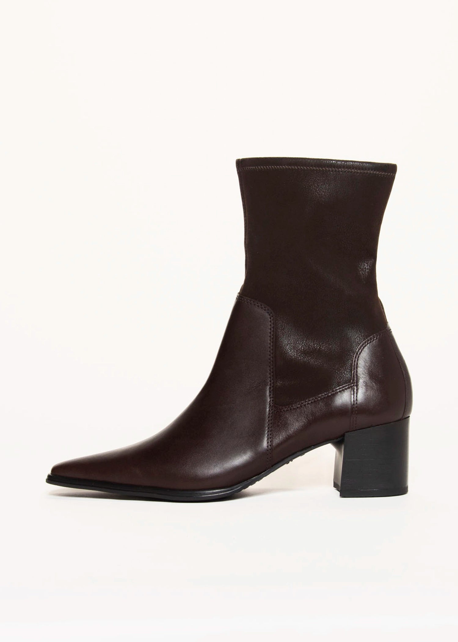 swatch_Chocolate Leather giselle boots vagabond shoes